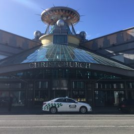First Direct Taxi waiting at the Christchurch Casino
