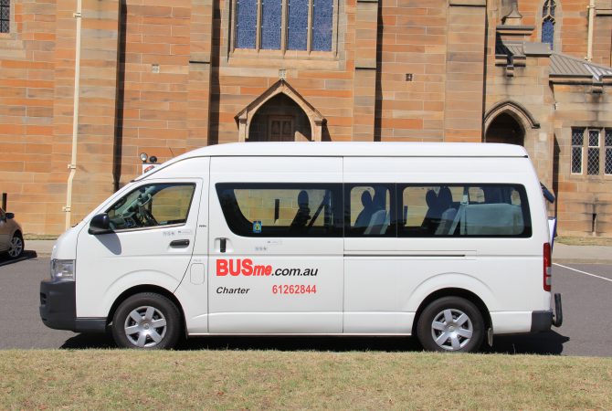 BUSme 13 Seater at the National Film and Sound archives